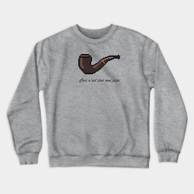 Ceci n'est pas une pipe Crewneck Sweatshirt by nurkaymazdesing